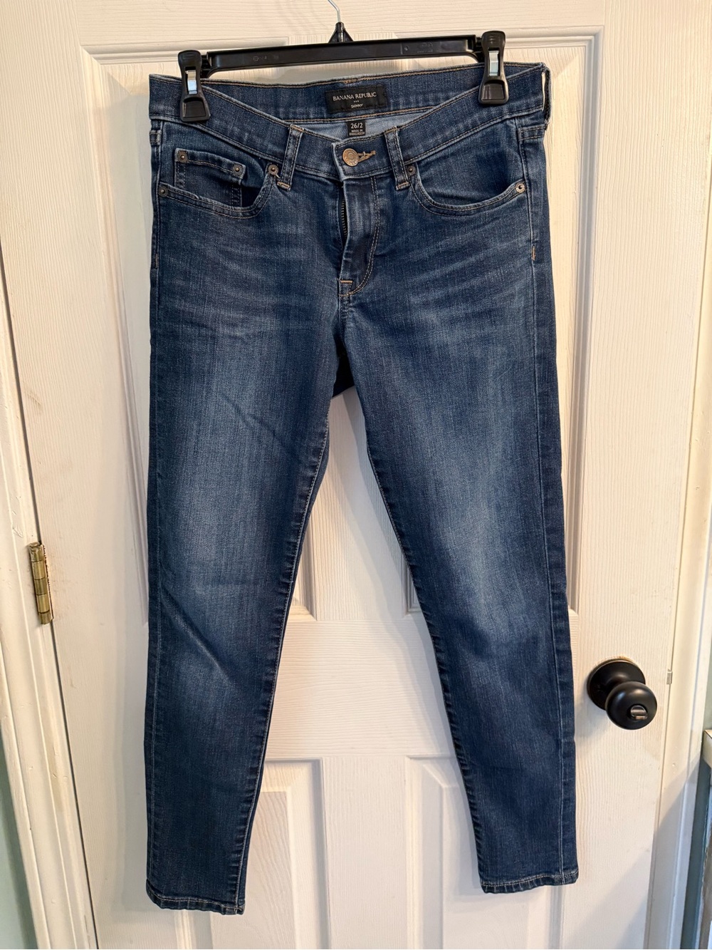 Banana Republic Skinny Jeans in Dark Blue